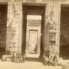 Medinet Habu Temple of Ramses III EGYPT 1895  Albumen 