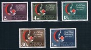 Maldive Islands 1963 Red Cross Centenary M-NH #124-8 