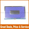 Stainless Steel Business Credit ID Card Case Holder PU 