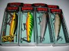 Lot(4)Rapala Fishing Lures Original Floating F-7 NIB#5 