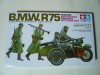 TAMIYA 1-35 German Motorcycle BMW R75 With Side Car 