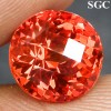 5.02ct Stunning Round Facet Padparadscha Sapphire NR! 