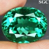 38.21 ct Stunning Oval Facet Green Blue Amethyst NR! 