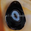 Black Onyx Agate Pendant Bead H224545(Free Ship) 