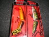 Lot(2)Rapala Fishing Lures Jointed J-9 NIB #11 