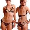 Sexy Tiger Print Halter Bikini Swimwear BN15 TG (SC) 