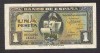 billete 1 pts septiembre 1940 ebc- 