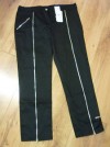 BLACK STRETCH ZIPPED STRAIGHT LEG TROUSERS SZ 12 BNWT  