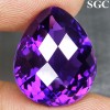 13.77ct Excellent Pear Purple Natural Amethyst NR! 