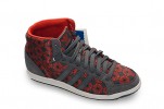 ADIDAS SCHUHE ADI HOOP MID IRON/CHILI/WHITE, GR. 38 2/3 