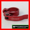 Red Bicycle Bike Seatpost Clamp 31.8mm Quick Release 