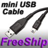 New USB 2.0 A Male to 5 Pin Mini B Sync Data Cable Cord 