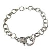 4 Fancy Clasp Charm Bracelets Fits SAB0 M18944 