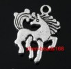 free 10pcs tibetan silver horse charms pendants 24mm 