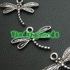 100 Pcs Tibetan Silver Dragonfly Charms/Pendants TS012 