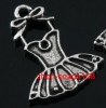 free ship! 20pcs tibetan silver clothes charms pendants 