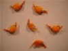 1 dozen Beadhead Flashback Scud Orange #14, Nymphs, NR! 