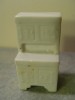 Vintage Doll House Furniture Porcelain Cupboard Hutch 