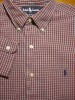  Men's M L/S 100% Cotton RALPH LAUREN(McMeel) Shirt 