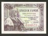 billete 1 pts 1945 ebc- sin serie rara 