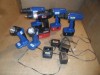 LOT OF 18V CORDLESS TOOLS 4 DRILLS AND 2 FLASHLIGHTS 