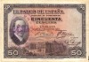 5075-BILLETE 50 PTAS 1927 CON RESELLO  ¡OPORTUNIDAD!