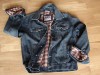 CHAQUETA VAQUERA SPRINFIELD DENIM JACKET. TARTAN.SIZE:M 