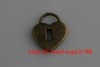 Free Ship! 15pcs bronze lock charm pendents 