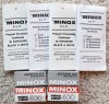 Minox Film, Lot of 2 B&W 2 Color 