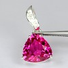 22.43ct RASPBERRY RED TOPAZ GEM .925 SILVER PENDANT 