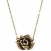 Old Fashion Flower NECKLACE with Gold Chains Free Ship 