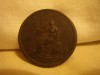 British Half-Penny Copper Coin From 1806 