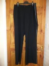 BLACK/SILVER TROUSERS SIZE 16 