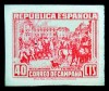 1939 ED#NE49s (*) 40c rosa CORREO CAMPAÑA Sin dentar 