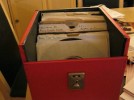 BIG RECORD BOX WITH 60 SOUL RECORDS MOTOWN N/SOUL R&B 