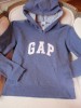 *♥* GAP SUDADERA HOODIE NIÑA GIRLS AZUL 12 T XS 36 *♥* 