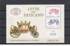 VATICANO,1985 COACHES-ITALIA,85 Stamp Exhib. S-S MNH 