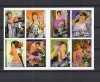 ESPAÑA,2003 CARNET LA MUJER Y LAS FLORES-FLOWERS MNH 