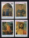 VATICANO,1992 Frescoes Piero della Francesca 4v MNH 