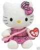 PRECIOSO HELLO KITTY PELUCHE ESCOCESA SOFT TOY PRETTY ! 