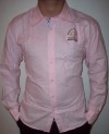 L. Martina Camicia Uomo Polo Shirt Nuovo Rosa XXL 