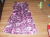 Mauve multi silk look sleeveless dress FOR WOMEN 14 