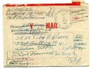 WW2 Well-Traveled V-MAIL Letter following USN Sailor 