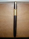 WATERMANS FOUNTAIN PEN,DARK BURGUNDY LEVER FILLER,1950 