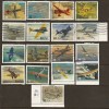 U.S.: Aircraft, Scott 3142--17 different singles used 