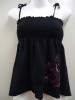 MK 1 Black Strappy Top Size 12 