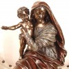 SAKRALE SKULPTUR MADONNA & CHRISTUS RENAISSANCE 