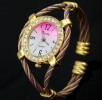 lovely Wire rope Brand Girls Ladies Crysta Watch wpn 