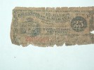 1872 25 centavos banknote of spain / cuba 