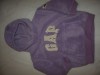 *** Baby GAP Logo Hoodie Fleece Top 6-12 Purple EUC *** 